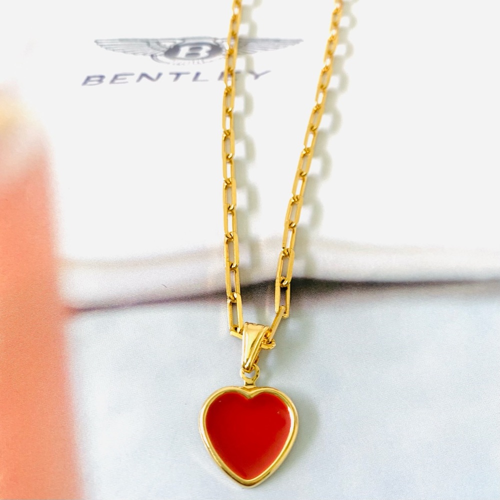 Red Heart Necklace